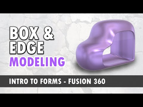 Box and Edge Modeling - Fusion 360 T-Splines