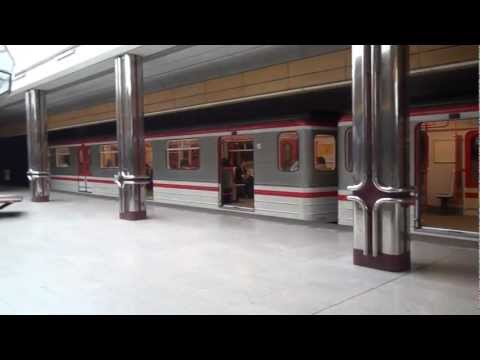 Metro Praha / Prague at station Lužiny Linka B HD