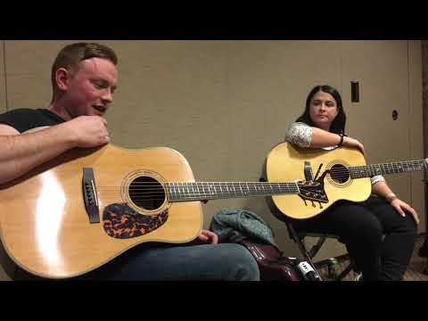 Deirdre Galway & Adam Brown demonstrate Irish DADGAD guitar backing, Pt 1