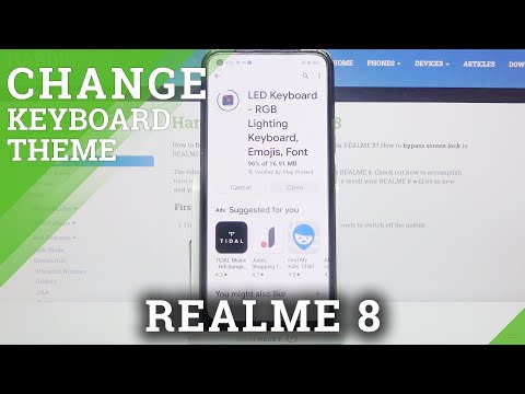 How to Apply LED Keyboard on REALME 8 – Backlit Keyboard Theme
