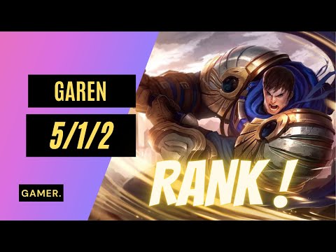 HOW TO PLAY GAREN TOP SEASON 11, Best Build, Runes, S11 Garen Guide, League of Legends