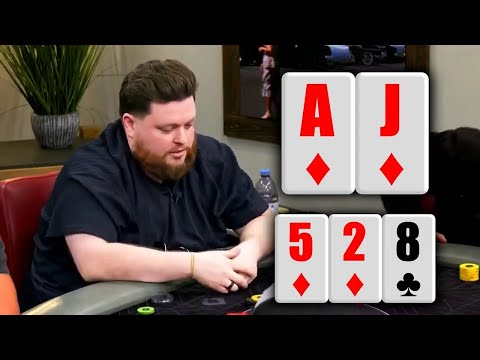 4 WAY ALL IN! Set vs Two Pair vs Flush Draw vs Straight Draw