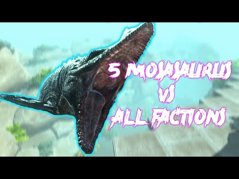 5 Mosasaurus Team vs ALL Factions - Animal Revolt Battle Simulator