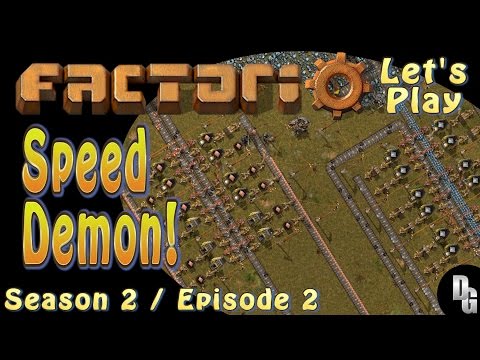 Factorio(v.12) ►S2-Episode 2 ► Speed Demon - Green Science to Main Bus in 30 minutes!