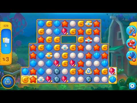 Fishdom level 329 (Hard) [Playrix]