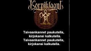 Korpiklaani - Uniaika (lyrics)