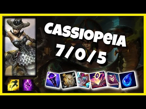 Cassiopeia vs Poppy NA Challenger TOP (7/0/5) - v11.1