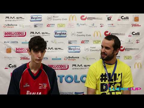 LUDECCUP 2021 - 8/12/2021 - LAZIO-EMILIA ROMAGNA - INTERVISTA A MATTIA CECCATO (EMILIA ROMAGNA)