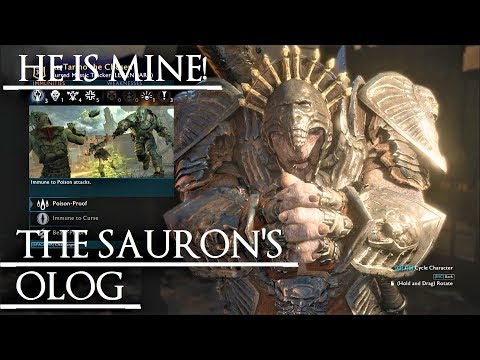 Shadow of War: Middle Earth™ Unique Orc Encounter & Quotes #38 THE SAURON'S CHOSEN OLOG!!