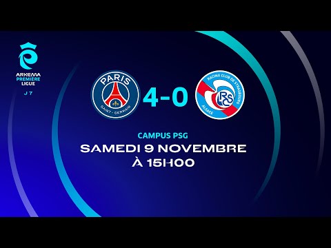 J7 I Paris Saint-Germain– RC Strasbourg (4-0), le résumé I Première Ligue FFF 2024-2025