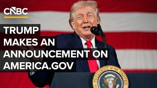 President Trump announces the launch of America.gov — 9/29/2026