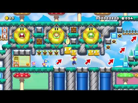 ⬤2 Speedrun in 1 level  [70s] ◯ by monstre 🍄 Super Mario Maker 2 ✹Switch✹ #asr