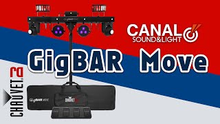 Video thumbnail for CHAUVET DJ GigBAR Move [ Product Review & Unboxing ] by Canal Sound and Light