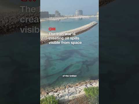 The Iran war is creating oil spills visible from space