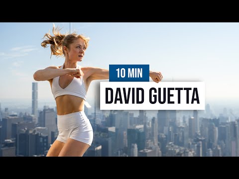 10 MIN HIIT WORKOUT to the Beat with David Guetta Dance Mix | Full Body, No Equipment