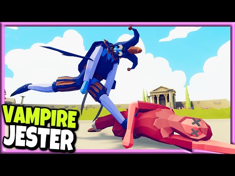 Epic Battles! Vampire Jester vs Every Faction - TABS Mods Gameplay Unit Creator Update