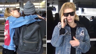 Download lagu Charlotte McKinney Flirts With Photographer At LAX After Wardrobe Malfunction In Miami mp3