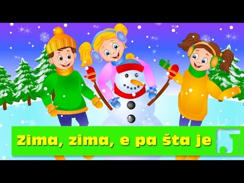 Zima, zima, e pa šta je | Zimska pesma - Jovan Jovanović Zmaj | Dečije pesme | Pesme za decu