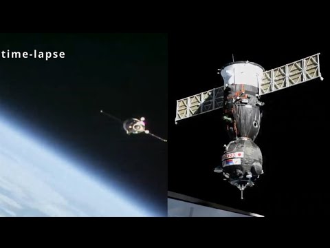 Soyuz MS-20 docking