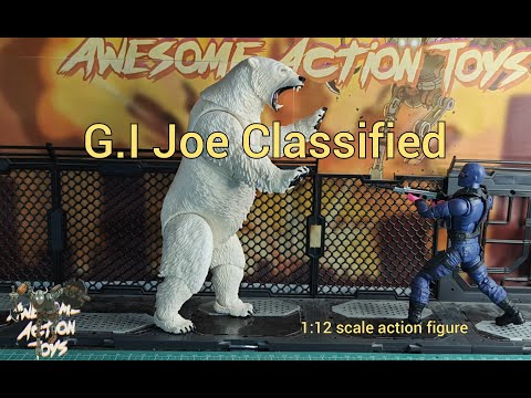 G.I. Joe Classified 191 Snake Eyes and Polar Bear.  A Fantastic 1:12 scale action figure set 