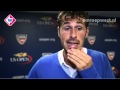 Robin Haase na de uitschakeling op US Open