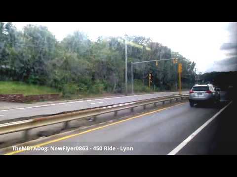 TheMBTADog: MBTA Bus 450 Ride - SALEM DEPOT to HAYMARKET via WESTERN AVENUE [New Flyer 0863]