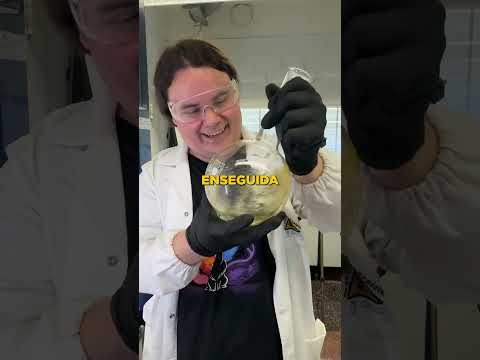 The incredible reaction that creates a silver mirror in minutes 🧪 #science #chemistry