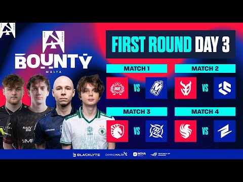 BLAST Bounty Malta, Round 1, Day 3 - GM vs M80, 3DMAX vs IC, Liquid vs NIP, Falcons vs ECSTATIC