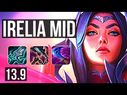 IRELIA vs NEEKO (MID) | Quadra, Legendary, 1.2M mastery, 600+ games | KR Challenger | 13.9