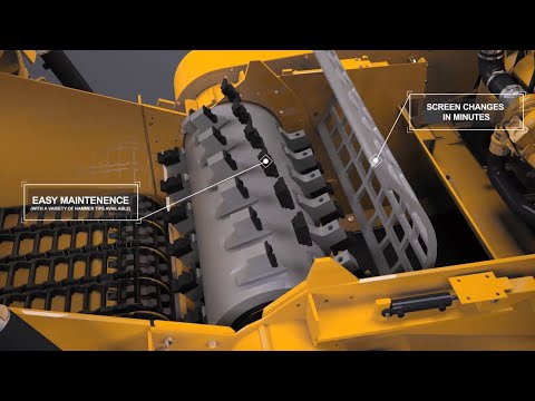 6800CT Horizontal Grinder Animation