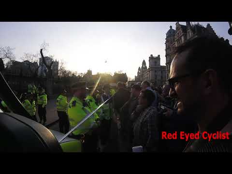 Leave voters abuse police.