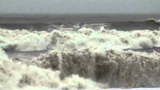 preview picture of video 'Wild storm seas off Awatoto, Hawkes Bay after coastal flooding April 27th, 2011'