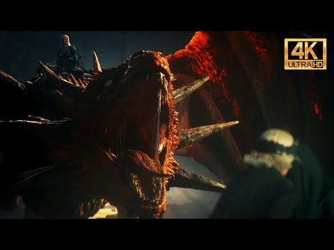 Rhaenys and meleys entry scene S1E9 | HOTD