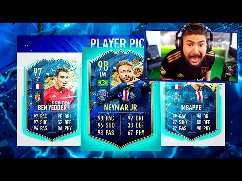 OMG I PACKED 98 TOTS NEYMAR!! BEST PLAYER PICKS!! FIFA 20