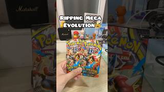 Ripping Mega Evolution Packs😍 #pokemon #pokemoncards #pokemontcg #pokemonchannel