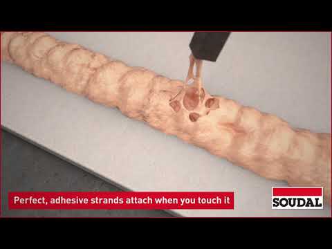Install plasterboards with Soudal plasterboard adhesive foam