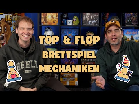 Top & Flop Brettspiel-Mechaniken – Hunter & Cron Brettspielshow Folge 5.5
