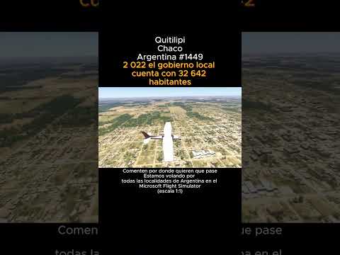 Quitilipi, Chaco desde el Microsoft Flight Simulator #quitilipi #chaco #msfs #argentina