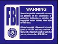 Navy Blue FBI Warning Screen Unbreakable Variant