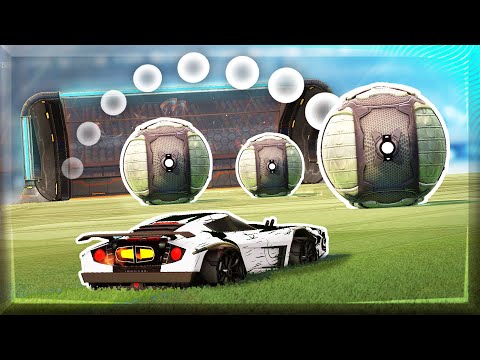 I discovered modded Training Packs in Rocket League...