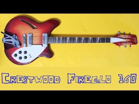 Homebrewed Blues with vintage Crestwood Fireglo 360