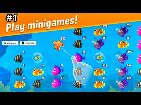 Walkthrough Fishdom Gameplay Part 1 ( iOS, Android )