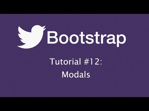 Bootstrap Tutorial 12: Modals