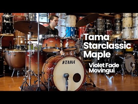 Tama Starclassic Maple in Violet Fade Movingui 16x22 16x16 8x12 7x10 image 6