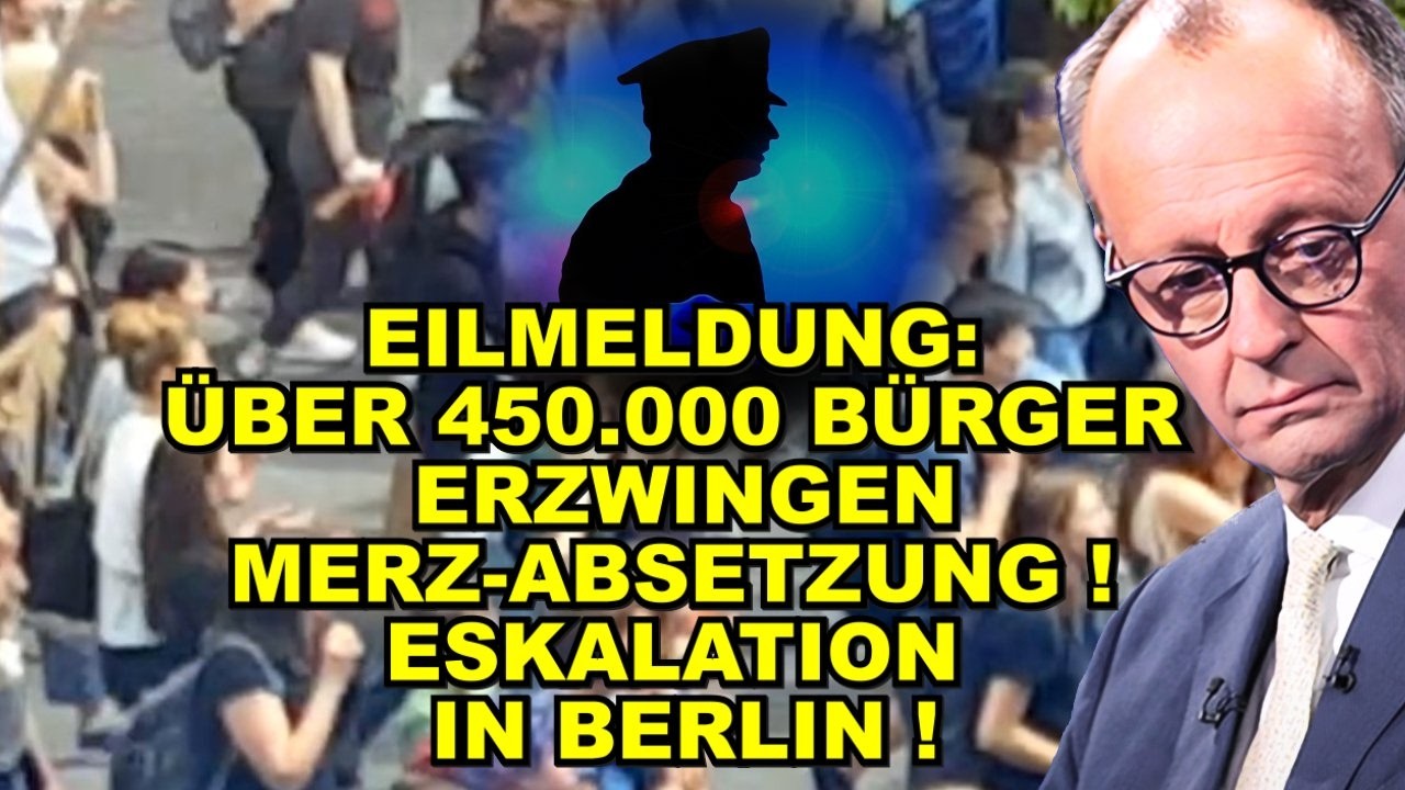 EIL: 450.000 ERZWINGEN Merz-ABSETZUNG!