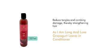 As I Am Long And Luxe Groyogurt Leave-in Conditioner - 227ml