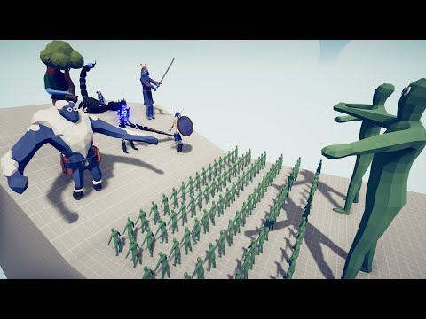 100x ZOMBIE vs GIANTS | Totally Accurate Battle Simulator TABS