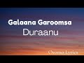 Galaana Garoomsa Duraanu Oromo Music Lyrics Ormolyrics Galaanaagaroomsa Duraanu Oromomusic Lyrics