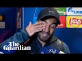 Lucas Moura cries after being shown footage of his match-winning goal