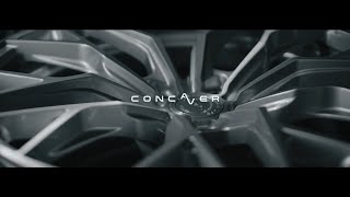 19 Inch Concaver CVR4 Double Tinted Black Alloy Wheels